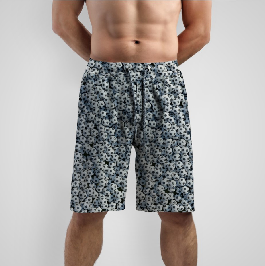 Шорти з принтом "Футбольні м'ячі" ВСІ Розміри