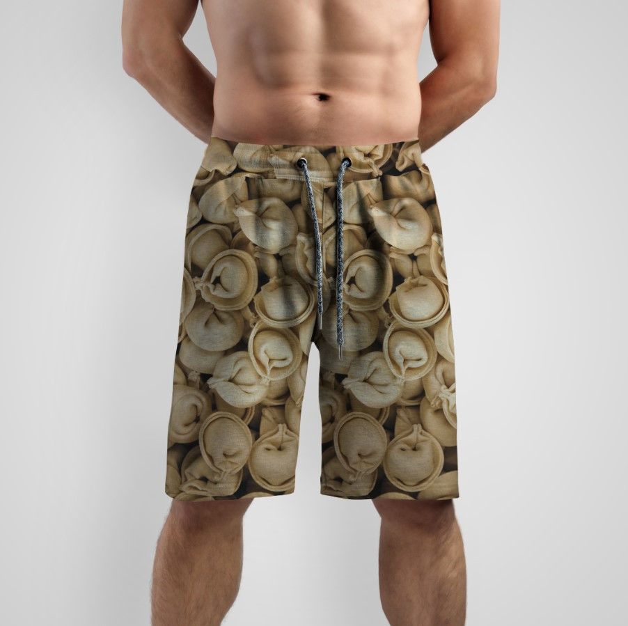 Шорти з принтом "Сирі пельмені" ВСІ Розміри