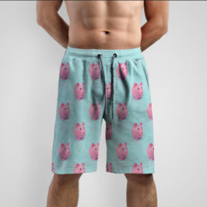 Шорти з принтом "Прикольні рожеві іграшкові свинки порося" ВСІ Розміри