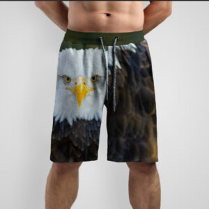 Шорти з принтом "Орел орлан білоголовий птах" ВСІ Розміри