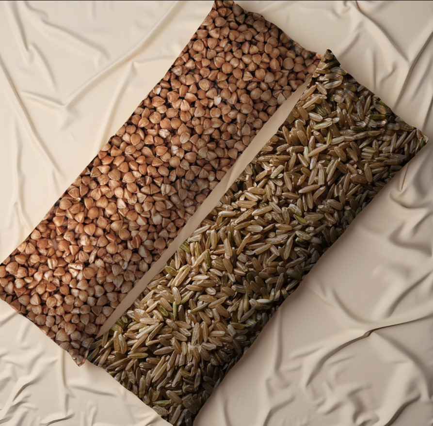 Дакімакура подушка обіймашка "Рис коричневий гречка"