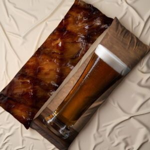 Дакімакура подушка обіймашка "Прикольна смажене м'ясо келих бокал пива"