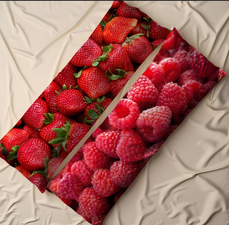 Дакімакура подушка обіймашка "Полуниця малина ягоди"