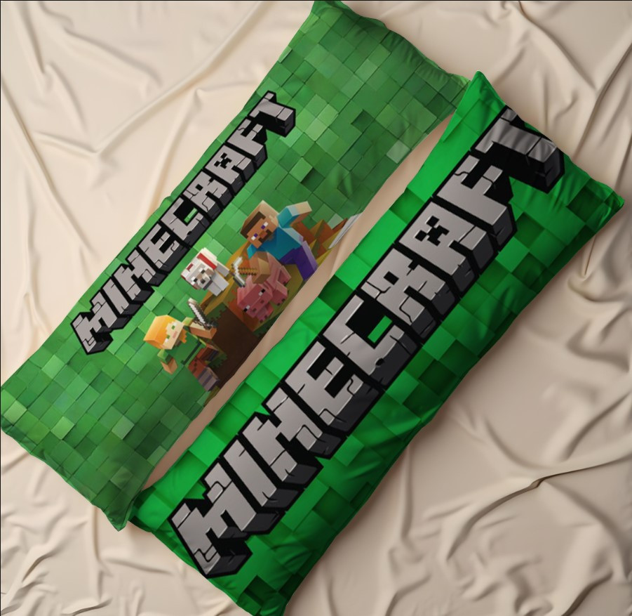 Дакімакура подушка обіймашка "Майнкрафт гра зелене"