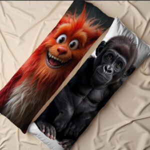 Дакімакура подушка обіймашка "Мавпа шимпанзе рудий монстрик"