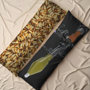 Дакімакура подушка обіймашка "Кулі золоті рпг гранатомет зброя"