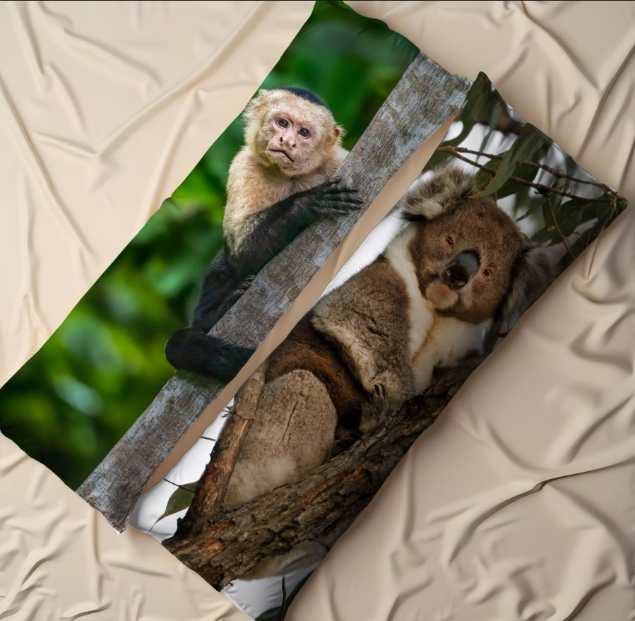 Дакімакура подушка обіймашка "Коала капуцин мавпа тварини прикольні"