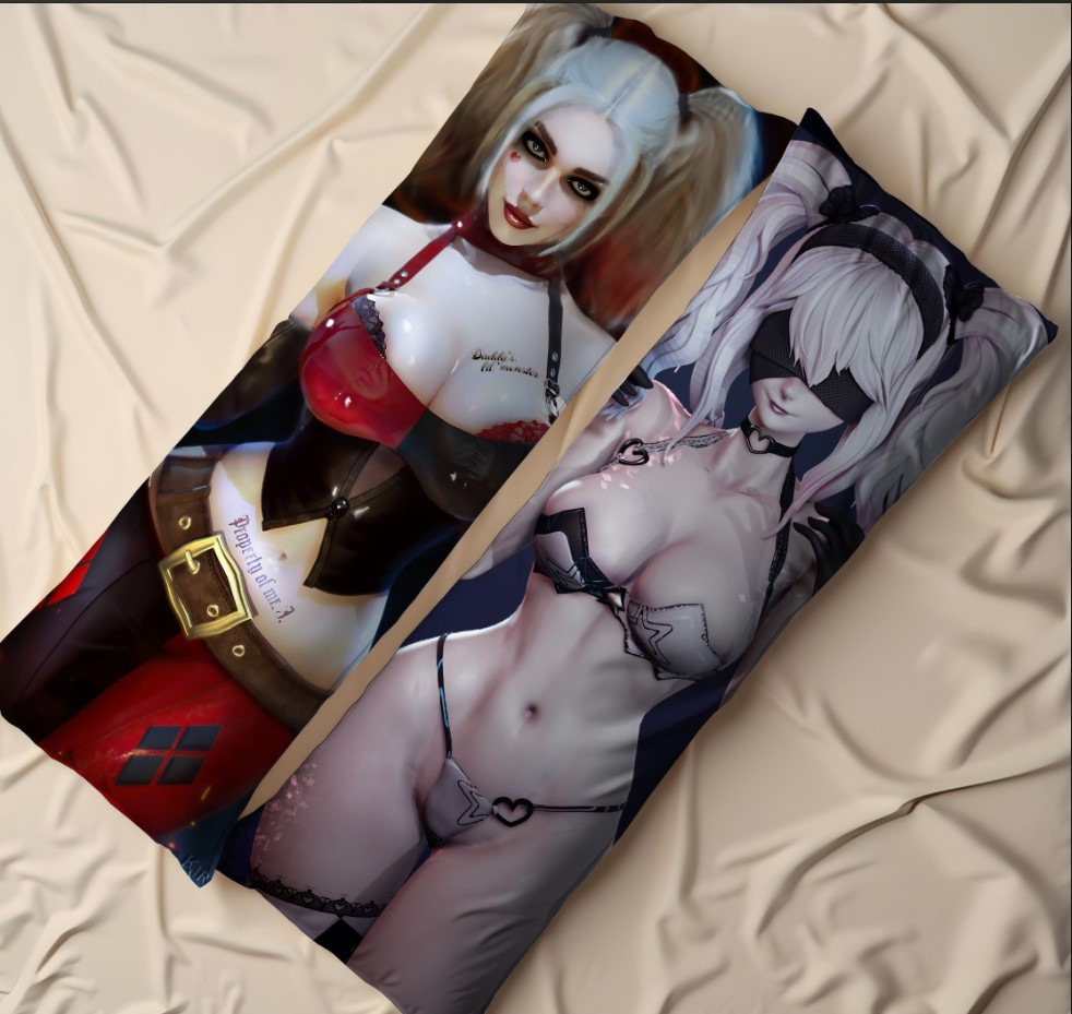 Дакімакура подушка обіймашка "Арт Харлі Квін аніме"