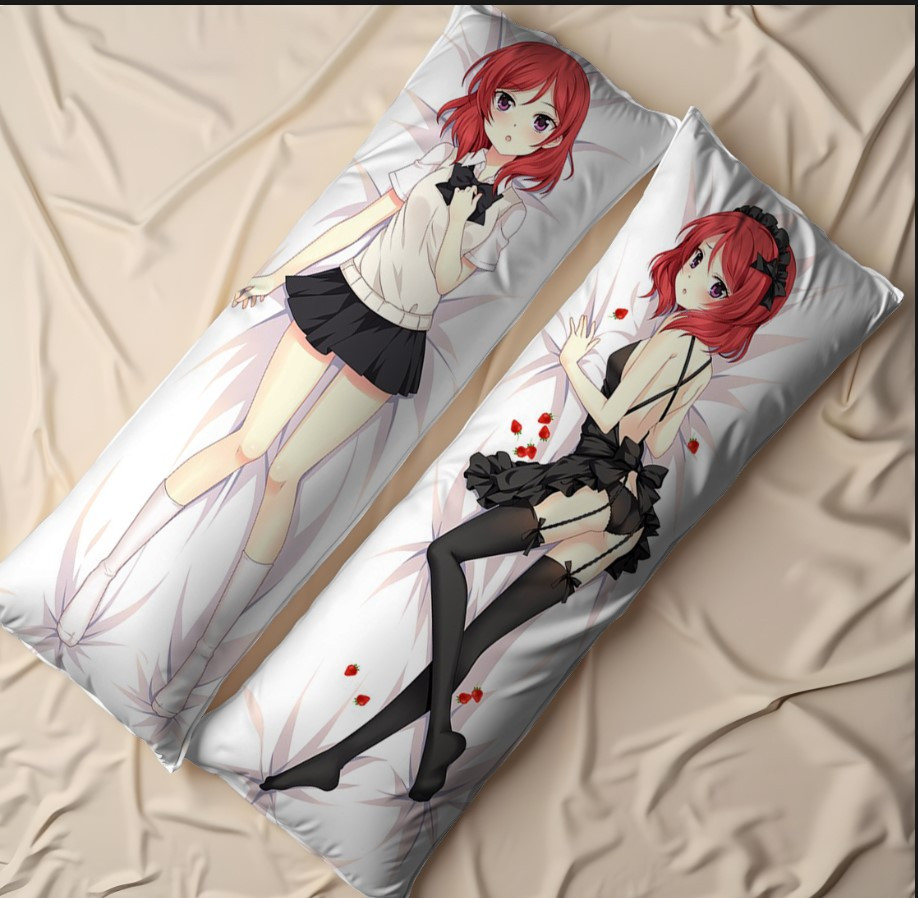 Дакімакура подушка обіймашка "Арт аніме руда дівчина 1"