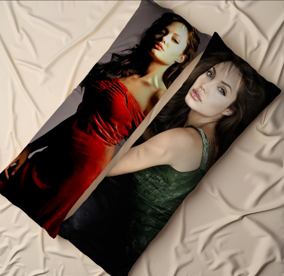 Дакімакура подушка обіймашка "Анджеліна Джолі акторка кіно 2"