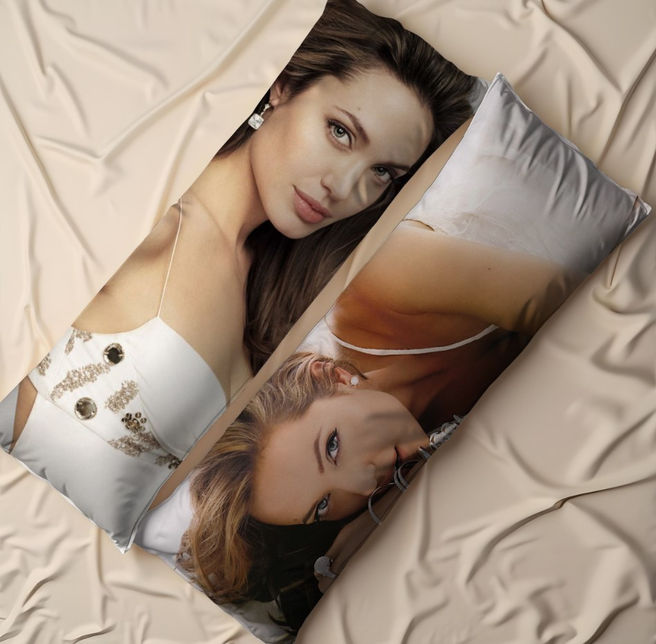 Дакімакура подушка обіймашка "Анджеліна Джолі акторка кіно 1"