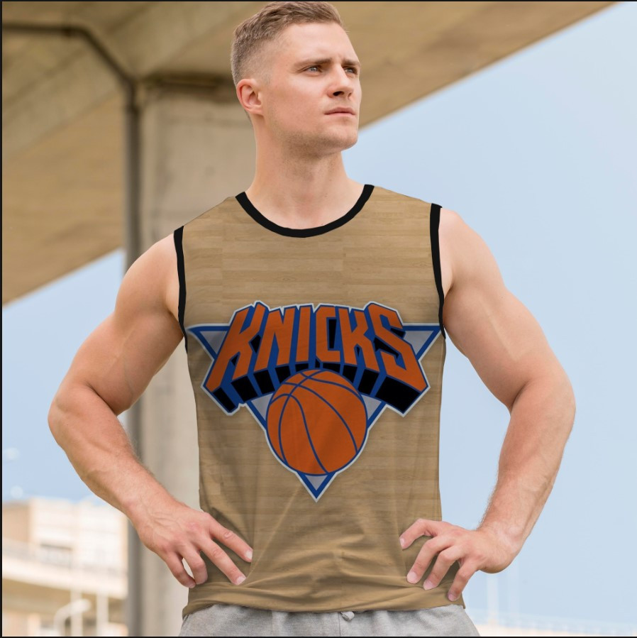 Майка футболка безрукавка "Баскетбол Нікс емблема лого команда клуб 1" ВСІ Розміри Преміум тканина