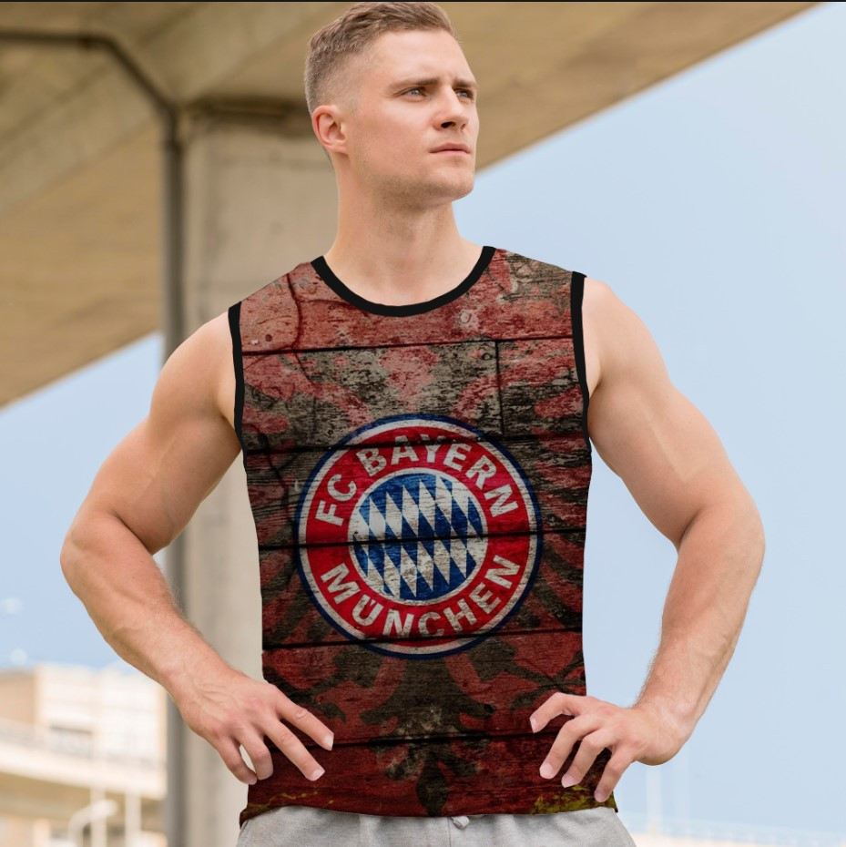 Майка футболка безрукавка "Баварія емблема футбол лого 1" ВСІ Розміри Преміум тканина