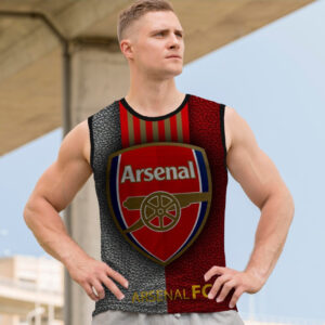 Майка футболка безрукавка "Арсенал емблема футбол лого клуб команда спорт" ВСІ Розміри Преміум тканина