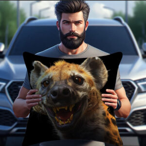 Подушка "Гієна тварина біг фейс погляд"