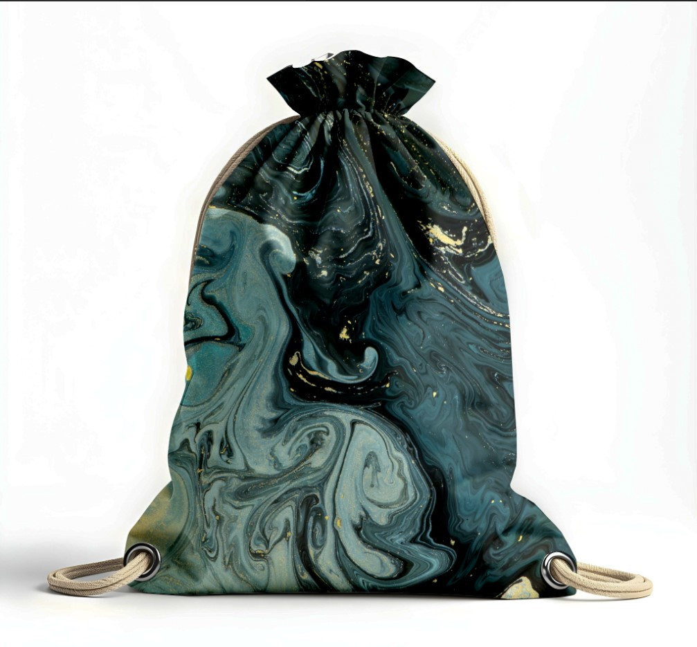 Рюкзак мішок "Абстрактна текстура фарб мармур"