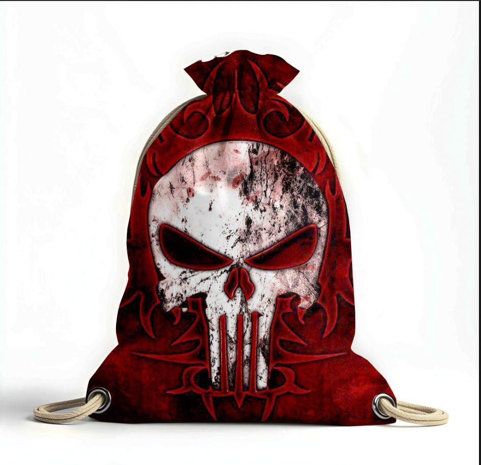Рюкзак мішок "Каратель череп арт готика"