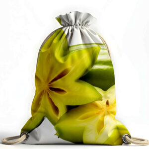 Рюкзак мішок "Карамболь фрукт тропіки текстура"