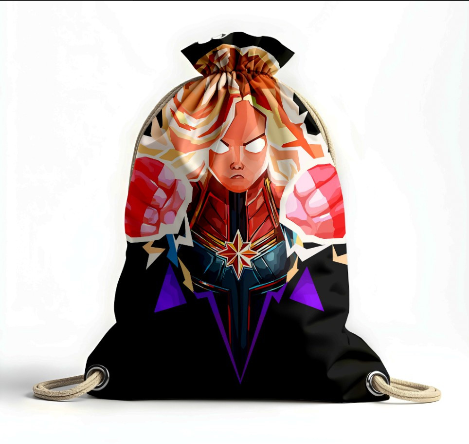 Рюкзак мішок "Капітан марвел MARVEL арт"