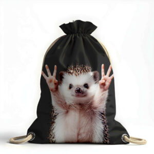 Рюкзак мішок "Їжак маленький прикольний погляд обійми"