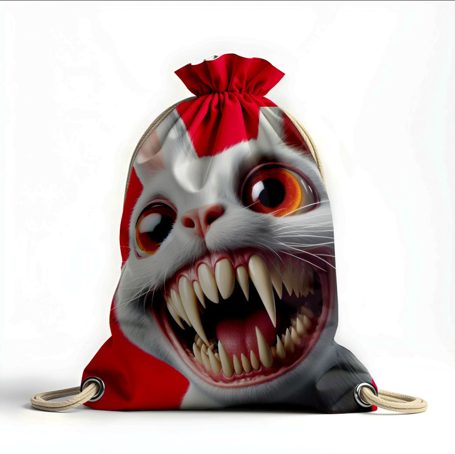 Рюкзак мішок "Заєць кролик скажений прикольний Big animal face"