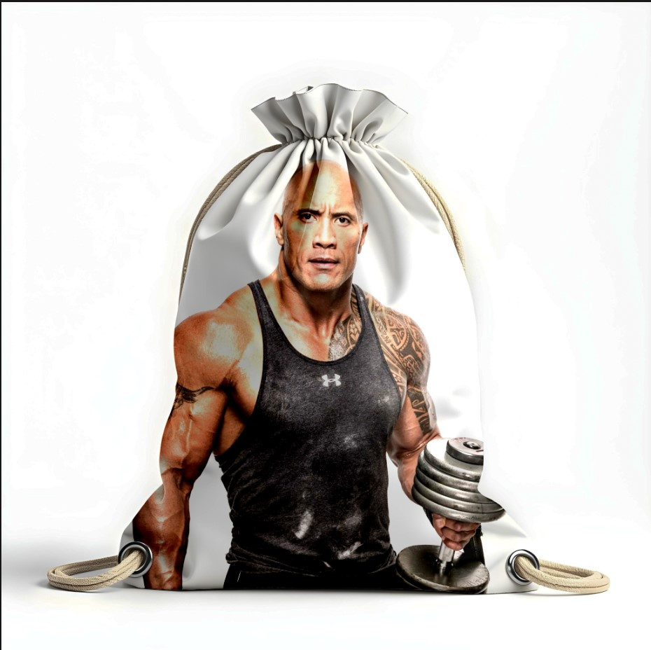 Рюкзак мішок "Дуейн Джонсон актор"