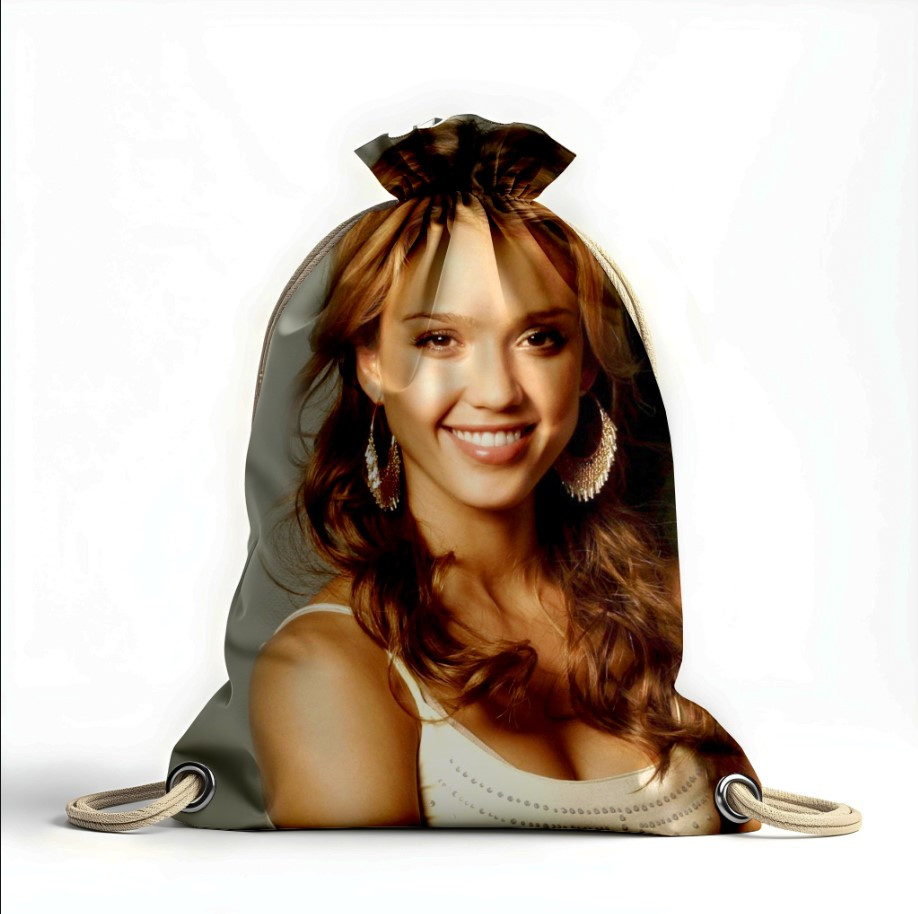 Рюкзак мішок "Джессіка Альба акторка"