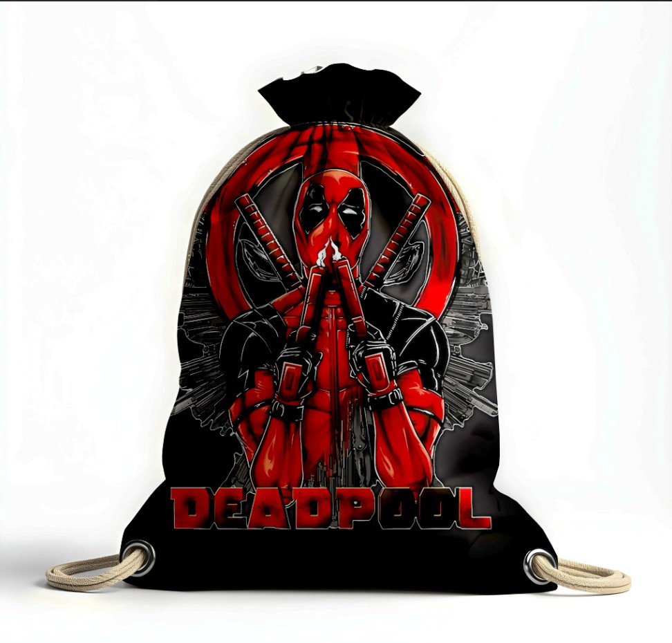 Рюкзак мішок "Дедпул постер арт"