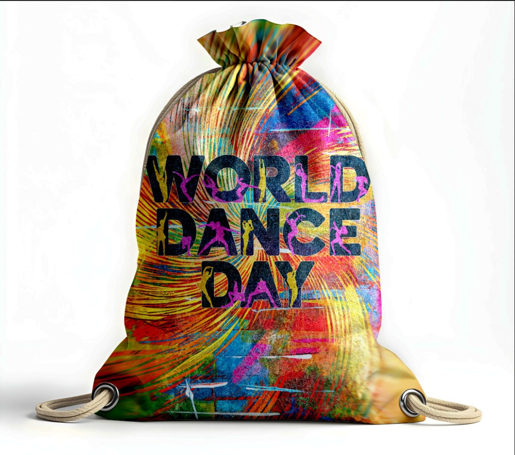 Рюкзак мішок "Данс графіті арт танці малюнок фарби"