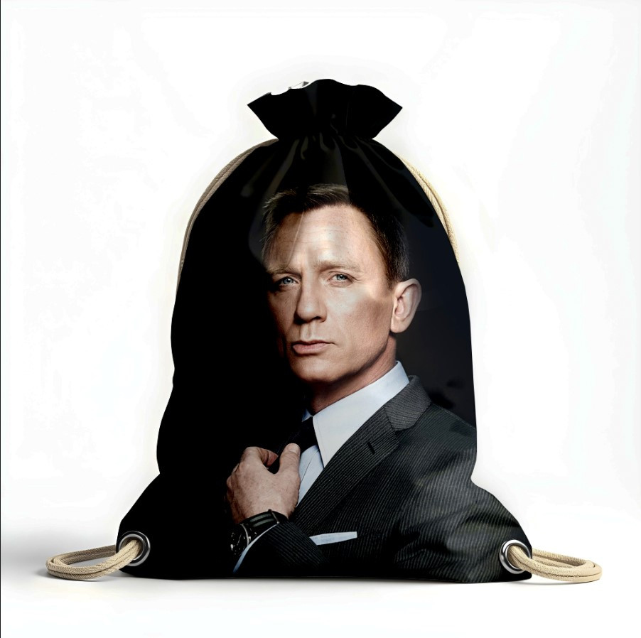 Рюкзак мішок "Даніел Крейг актор Джеймс Бонд"