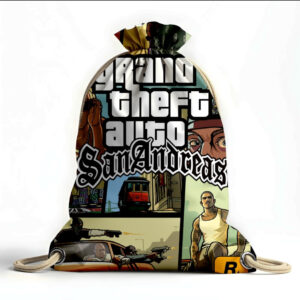 Рюкзак мішок "ГТА гра постер Сан Андреас"