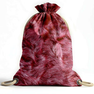 Рюкзак мішок "Вовна хутро шкіра тварин волося текстура рожева"