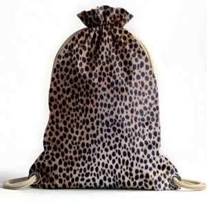 Рюкзак мішок "Вовна хутро шкіра тварин волося текстура леопард"