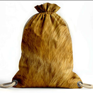 Рюкзак мішок "Вовна хутро шкіра тварин волося руде"