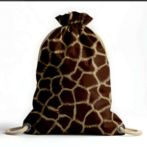 Рюкзак мішок "Вовна хутро шкіра тварин жираф шкіра"