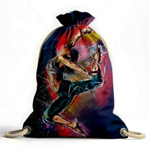 Рюкзак мішок "Брейк данс графіті арт танці малюнок фарби дівчина 3"