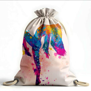 Рюкзак мішок "Брейк данс графіті арт танці малюнок фарби дівчина"