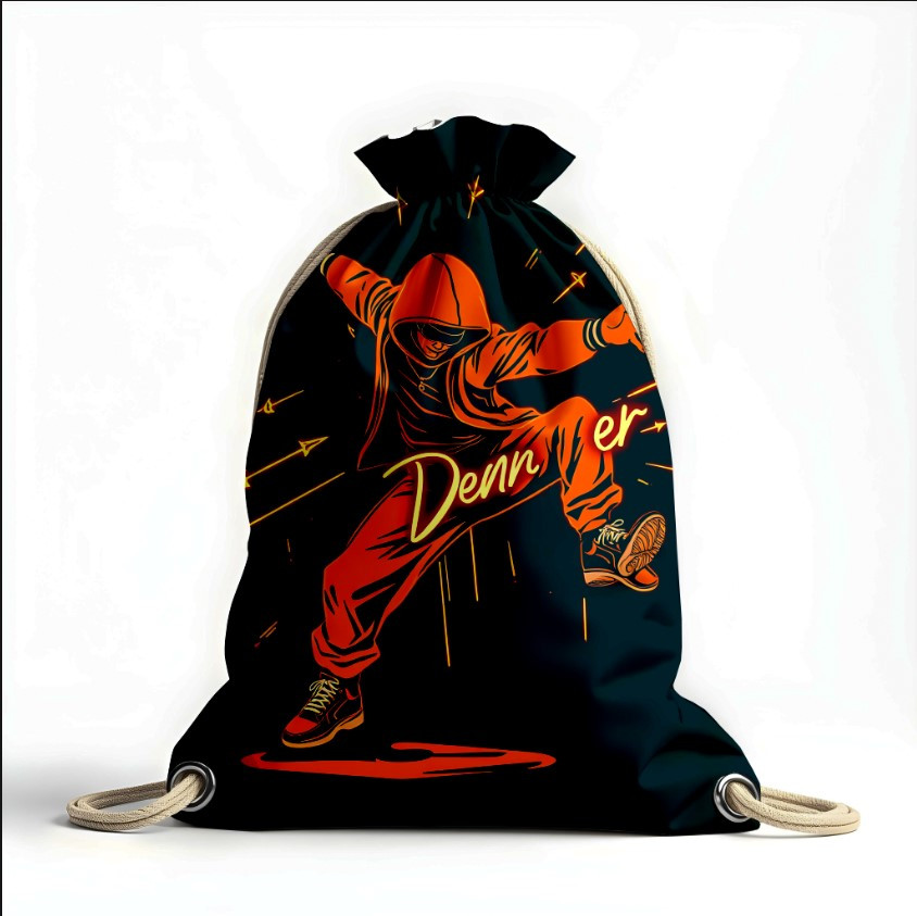 Рюкзак мішок "Брейк данс графіті арт танці"