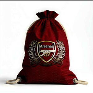 Рюкзак мішок "Арсенал футбол емблема лого спорт червоний 1"