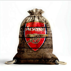 Рюкзак мішок "Арсенал футбол емблема лого спорт дерево текстура"