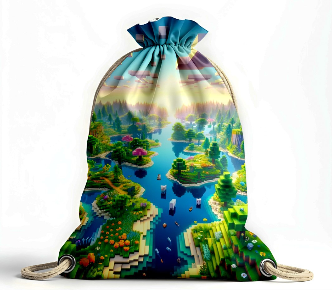 Рюкзак мішок "Акула хижак риба природа острови"