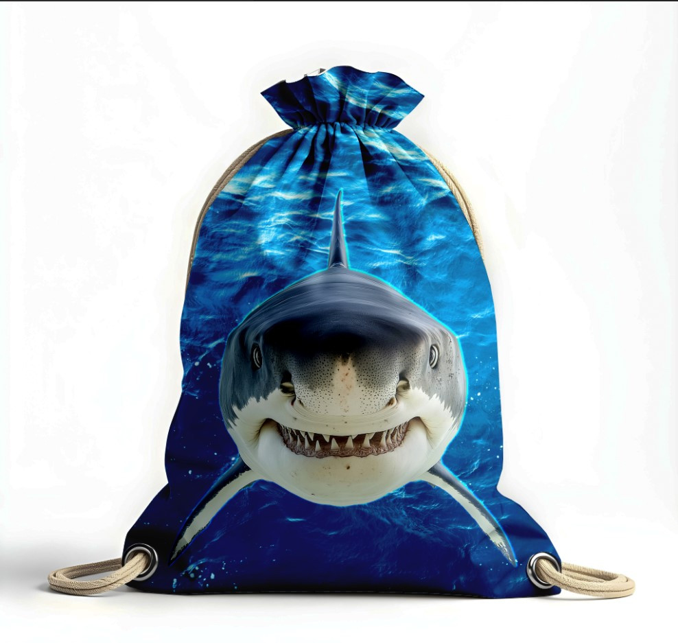 Рюкзак мішок "Акула хижак риба море погляд"
