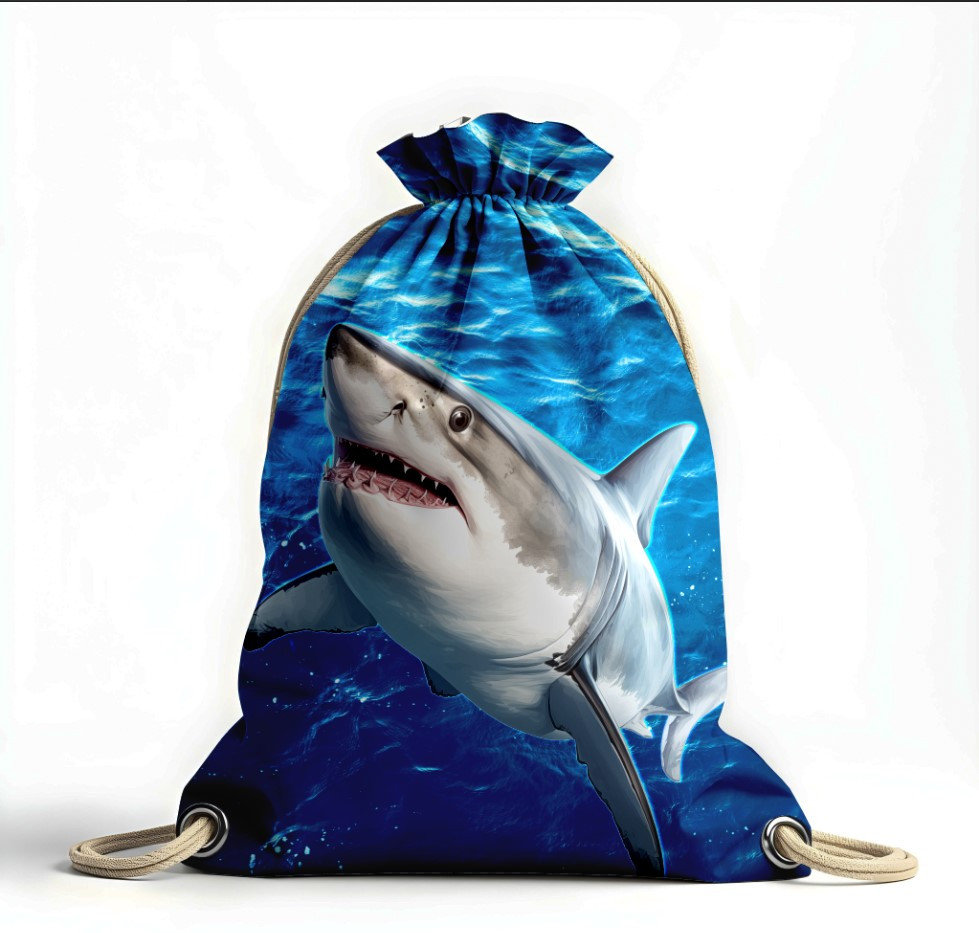 Рюкзак мішок "Акула хижак риба море 1"