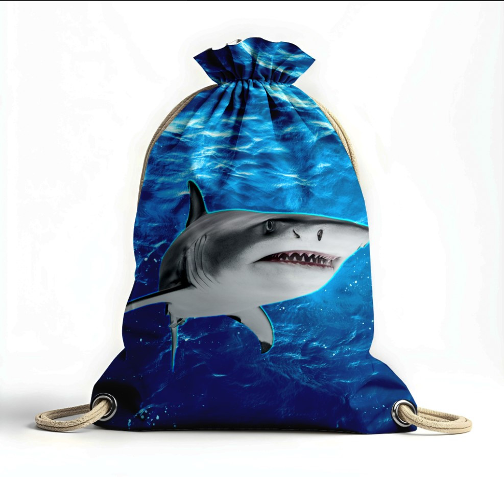 Рюкзак мішок "Акула хижак риба море"