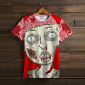 Футболка "Арт зомбі хорор хеловін" ВСІ Розміри Преміум тканина