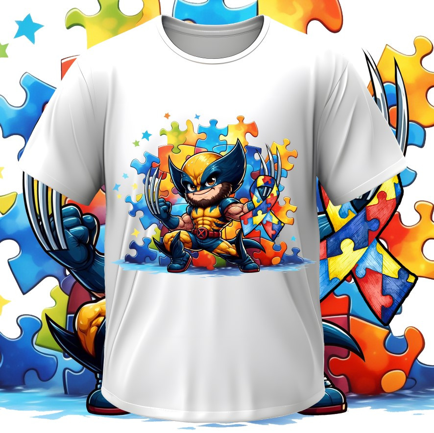Футболка "Аутизм аутист пазли Росомаха" ВСІ Розміри Преміум тканина
