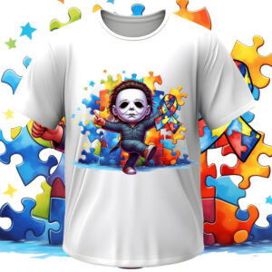 Футболка "Аутизм аутист пазли Майкл Майєрс 1" ВСІ Розміри Преміум тканина