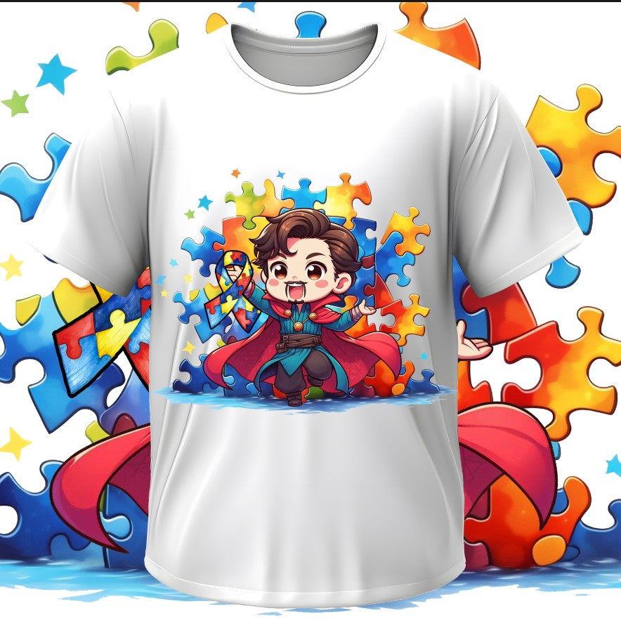 Футболка "Аутизм аутист пазли Лікар Стрендж 1" ВСІ Розміри Преміум тканина