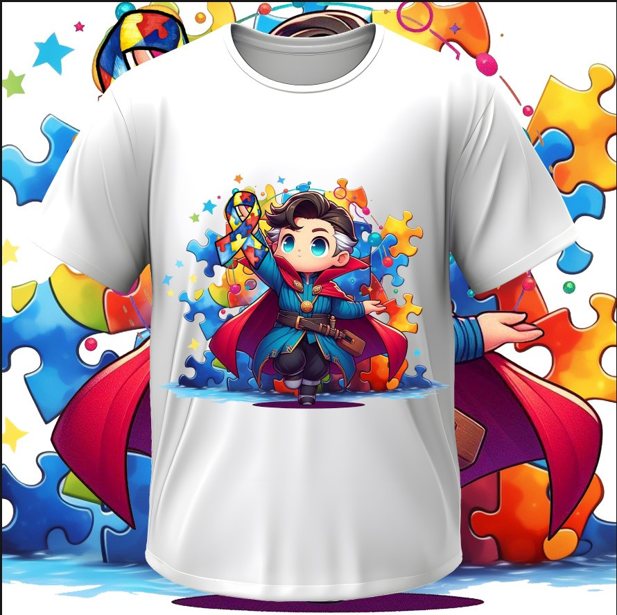 Футболка "Аутизм аутист пазли Лікар Стрендж" ВСІ Розміри Преміум тканина