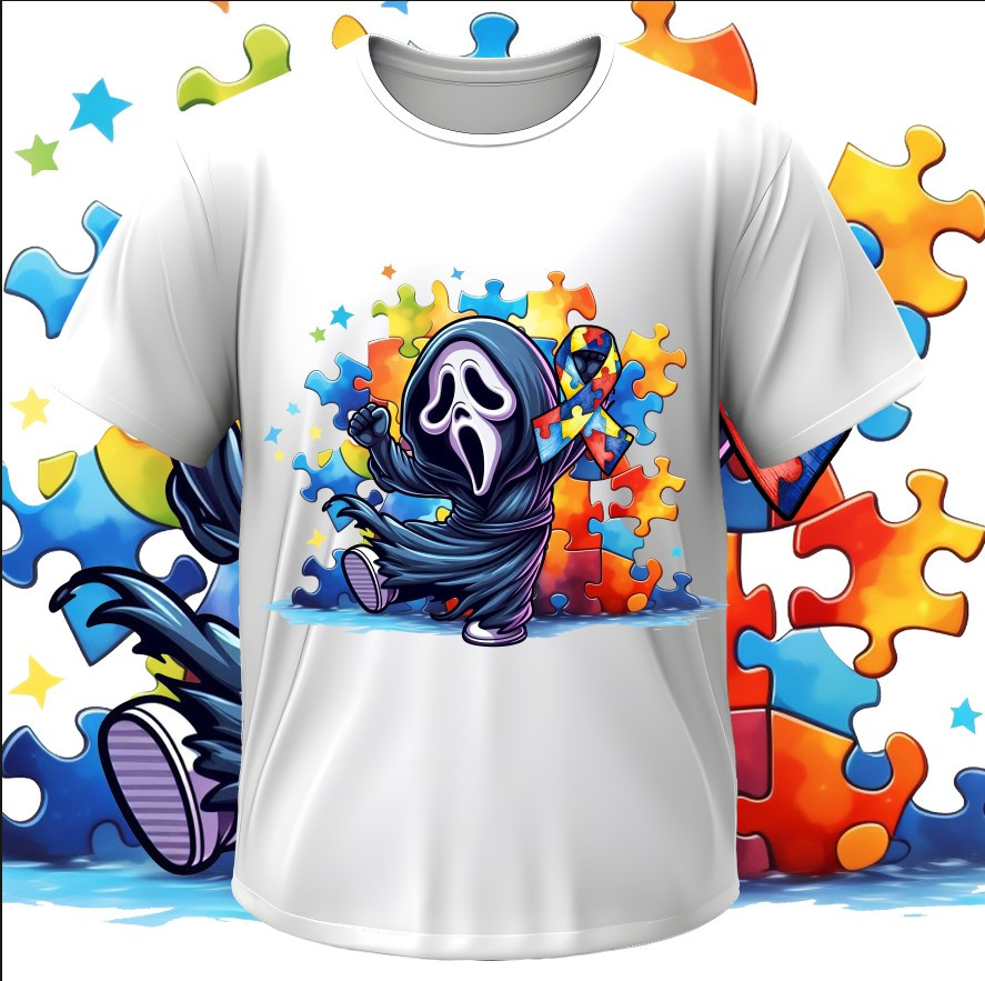 Футболка "Аутизм аутист пазли Крик" ВСІ Розміри Преміум тканина